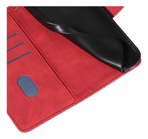 B Funda De Teléfono Flip Card Wallet For Samsung