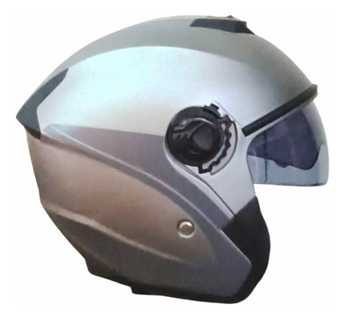 Casco Abierto Okn9 Con Visor/anteojos Tonalizado Retraible