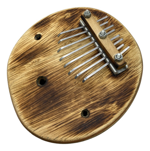 Kalimba Artesanal Média Com 8 Teclas Cabaça