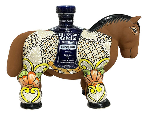 Tequila Mi Gran Caballo Reposado Ceramica 1l