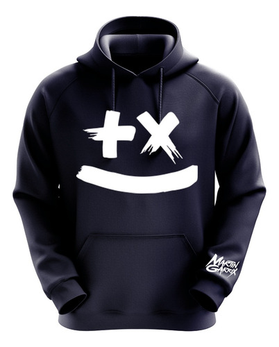 Polerón Azul Marino Martin Garrix Diseño 2