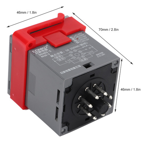 Display Lcd Com Base Multifuncional Time Relay, Ciclo 1 Em 1