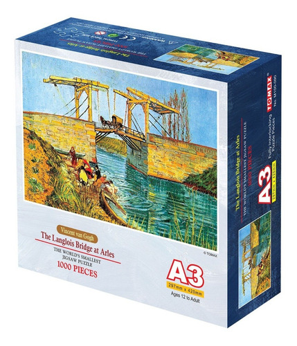 Van Gogh Puente Langlois Mini Rompecabezas 1000 Piezas Tomax