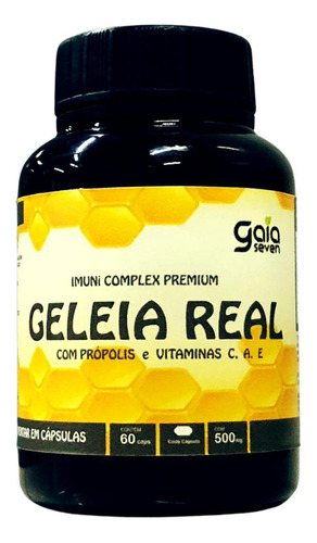 Geleia Real Liofilizada Gaia Seven - 60 Cápsulas