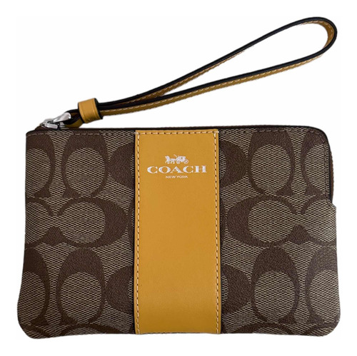 Muñequera Wristlet Coach Kaki