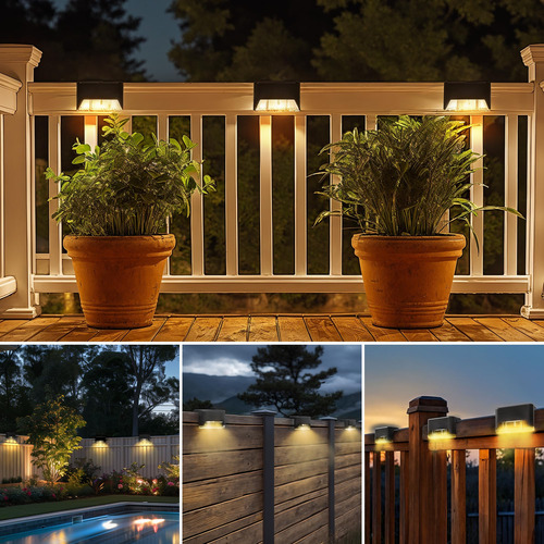 Luces Solares Led Impermeables Para Terraza Y Escaleras