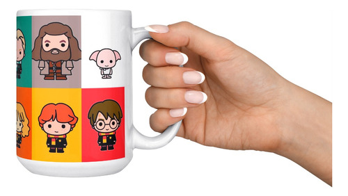 Taza Grande 15 Onzas Harry Potter Modelo 3 Personalizable