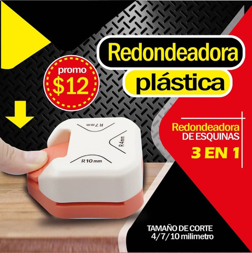 Imagen 4 de 10 de Redondeadora De Esquinas De Credenciales Tarjetas 3 Medidas