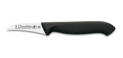 Cuchillo Mondador 3 Claveles 6 Cms Proflex Negro 8291