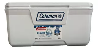 Caja térmica Coleman blanca Cooler Marine 120 QT 113.6 L