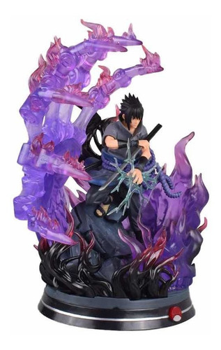 Anime Naruto Sasuke Ichiha Susanoo Estátua 35 Cm