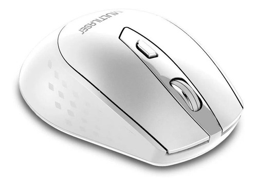 Mouse Sem Fio 2.4ghz 1600 Dpi 6 Botões Branco - Mo317