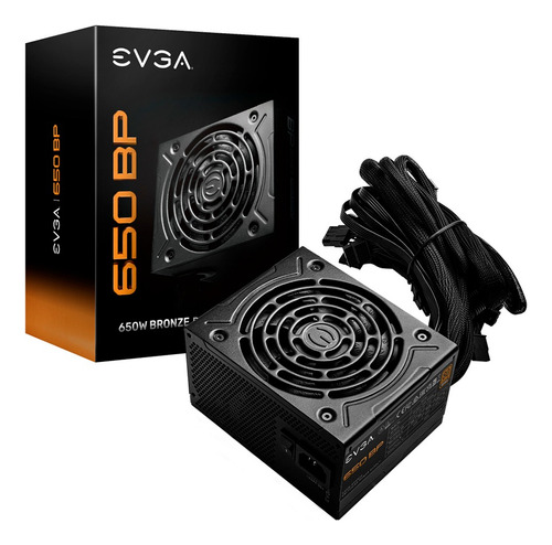 Fuente De Poder Evga 650 Bp 650w 80+ Bronze Color Negro