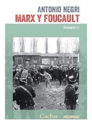 Libro - Marx Y Foucault Ensayos I - Negri Antonio (papel)