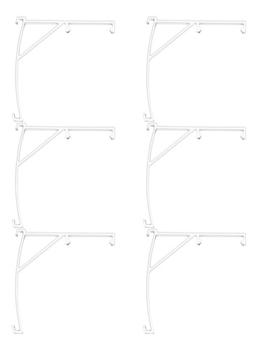 12 Peças De Persianas Valance Clips: Persiana Vertical De Pl