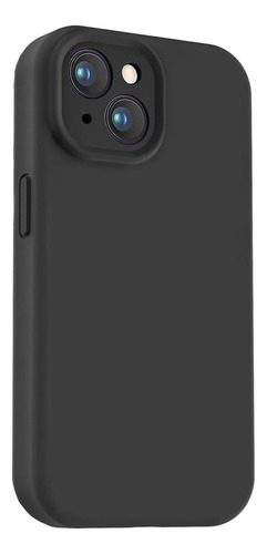 Capa Capinha Para iPhone 13 13 Pro | Max Silicone Aveludado Cor Preto