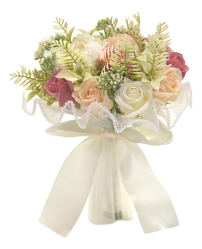 Bouquets De Jabón De Boda Para La Novia Rosa Color D
