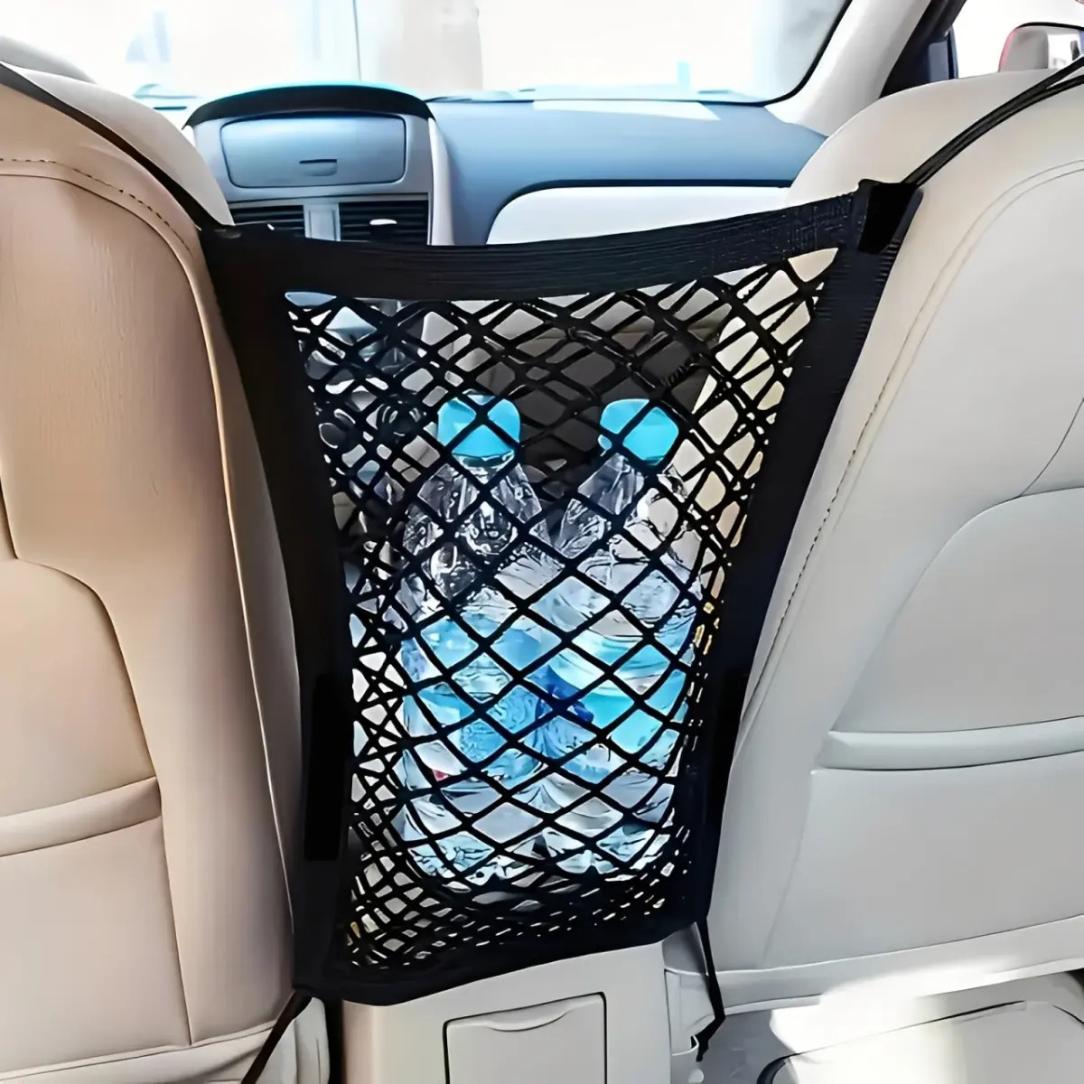 Rede Organizadora Para Carros Porta Objetos Universal Bancos Saco Armazenamento Encosto - Tomóvi