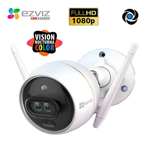 Imagen 3 de 10 de Camara Ip Ezviz Cv310 C3x 1080p Wifi Audio Alarma Color 24hs