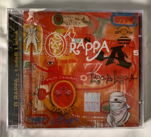 Cd O Rappa Lado A Lado B - Original Lacr Rapa
