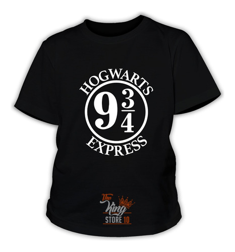 Polera De Niño, Tren Hogwarts 9 3/4, Harry Potter