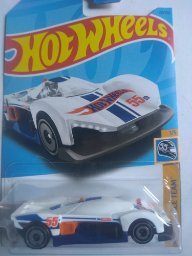 Carrito A Escala De Hot Wheels El Turbine Sublime Blanco 55