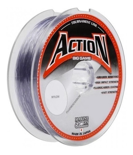 Linha Pesca Monofilamento Action 100m 62mm Marine Sports