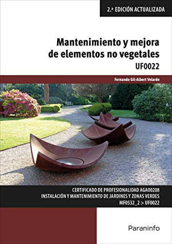 Libro Mantenimiento Y Mejora De Elementos No Vegetales De Fe