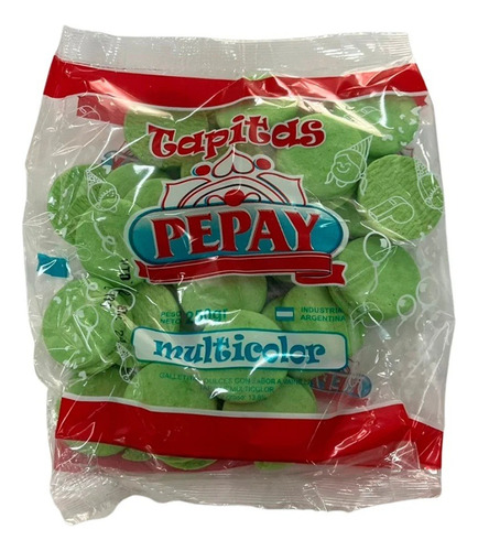 Tapita De Alfajor Pepay X 250 Grs - Varios Colores