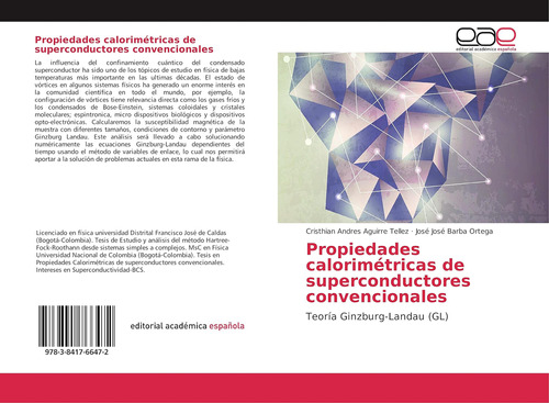 Libro: Propiedades Calorimétricas Superconductores Conven