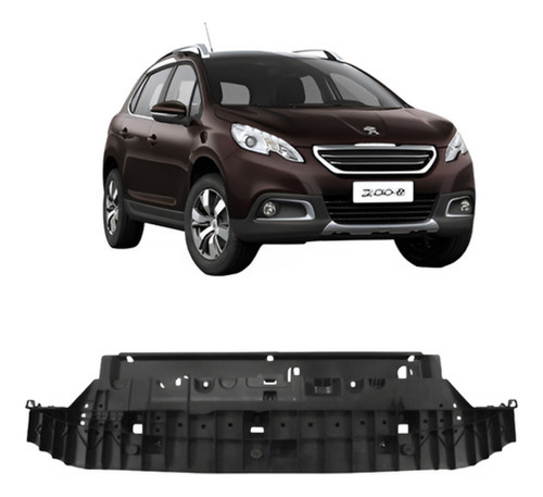 Acabamento Interno Do Parachoque Peugeot 2008 2015 Á 2017