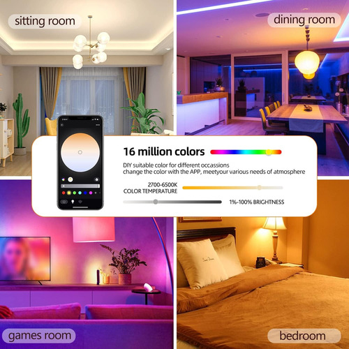 Ampolleta Led Smart Bright Megabright Color De La Luz Rgb