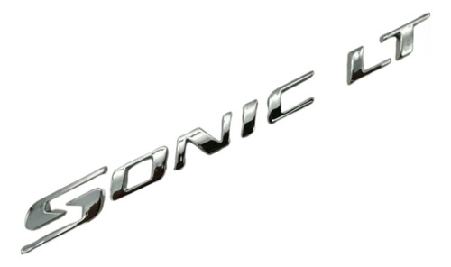 2 Emblemas Sonic Y Lt De Chevrolet Nuevos Repuesto Generico