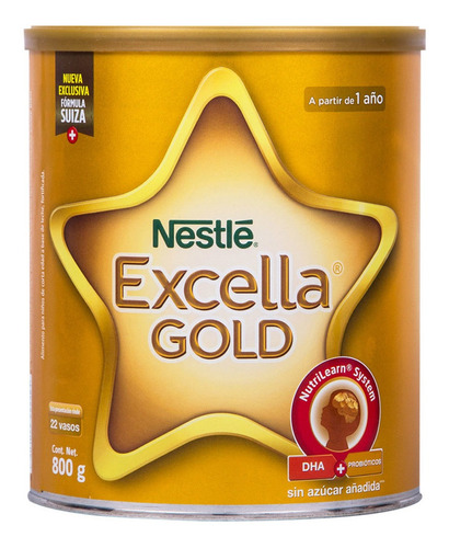 Leche En Polvo Excella Gold Dha + Probióticos 800 G Nestlé