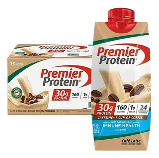 Premier Proteina Shakes Bebida Diabéticos S/cafe 15pack Sabor Cafe Latte