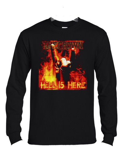 Polera Ml The Crown Hell Is Here Metal Abominatron