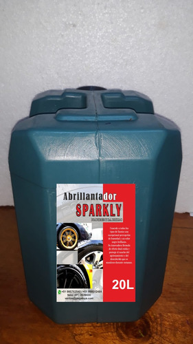 Imagen 3 de 3 de Abrillantador De Llantas Sparkly _ 20 L