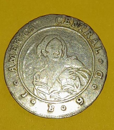 Moneda 1 Real Costa Rica 1850, Muy Buen Estado.