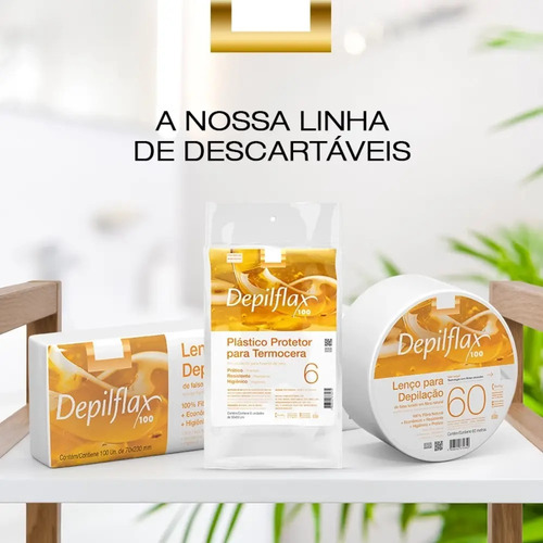 Lenço Para Depilação Depilflax 20 Unidades