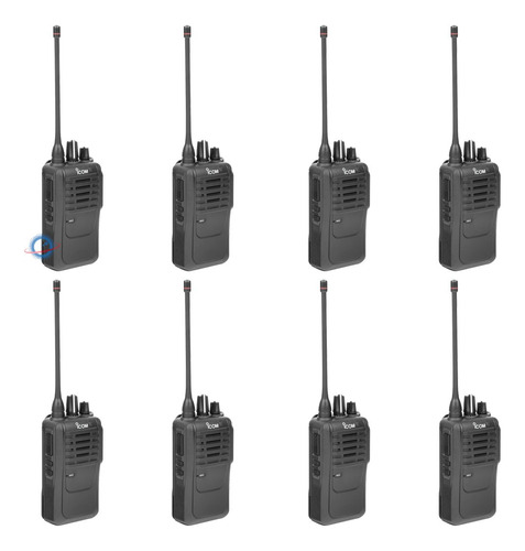 Radio Portátil Uhf Icom 5w 400-470 Mhz 16 Canales Con Clip 