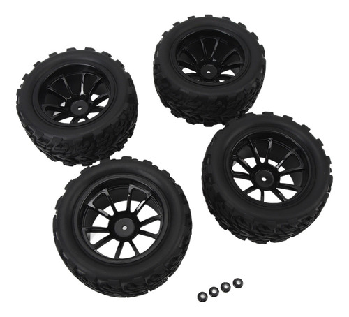 Llantas De Goma Rc Car 1/10, 4 Unidades, Universales, 10 Rad