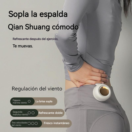 Ventilador De Cuello Recargable Sin Aspas Con Clip