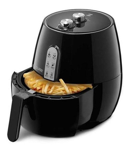 Fritadeira sem óleo Multilaser Air Fryer 3.5 L Gourmet preta 220V
