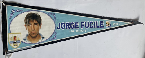 Banderín Jorge Fucile, 2010, Auf Uruguay, Tela Plástica, Bu1