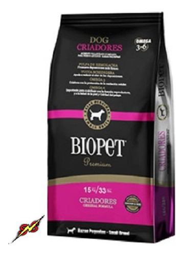 Alimento Biopet Premium Raza Pequeña, 24% Proteínas X 15kg.