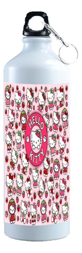 Botella De Agua Aluminio Hello Kitty