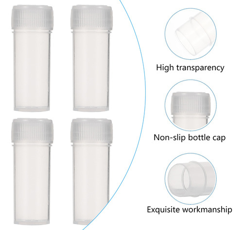 Botellas De Aceite Esencial De Plástico Transparente De 5 Ml