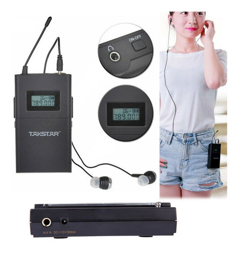 Sistema In Ear Inalambrico Takstar Wpm-200