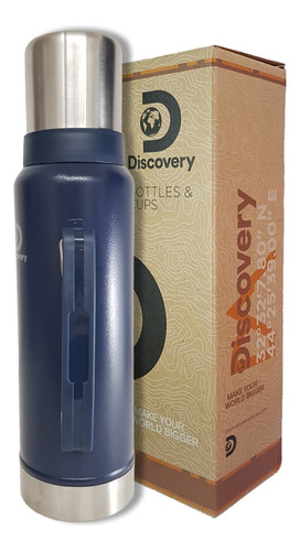 Imagen 4 de 10 de Termo 1.3 Lt Mate 236 Ml Discovery Acero Inoxidable 24 Hs