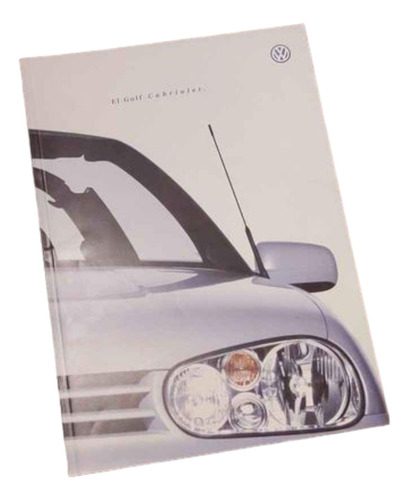 Catálogo Folleto Volkswagen Golf Cabrio A4/a3 Año 2000